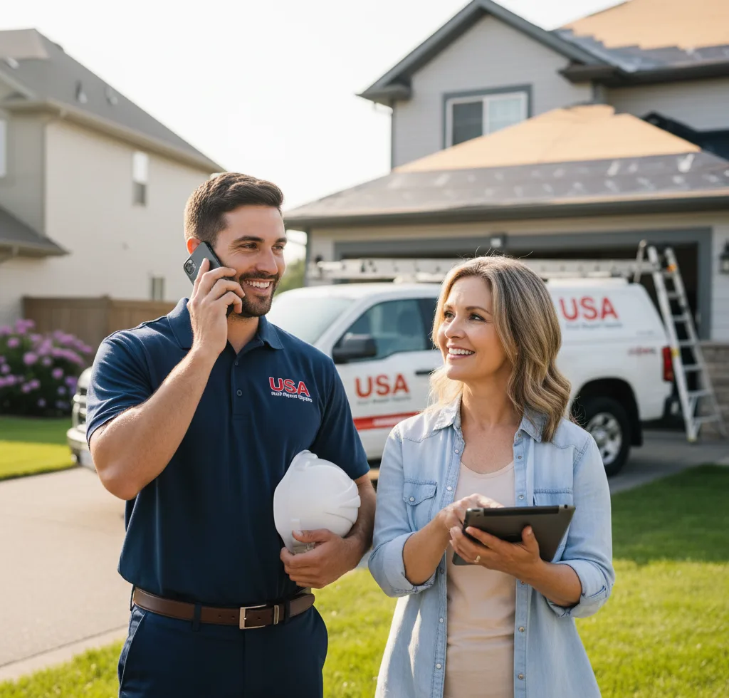 USA Roof Repair Experts customer support in Chester
